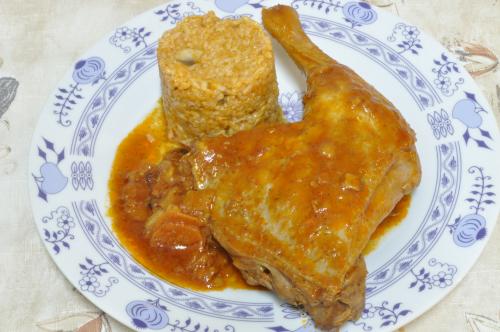 Dušená kachna s rýží  – Snadné recept z Česko kuchyně, hotový za 45 - 60 minut